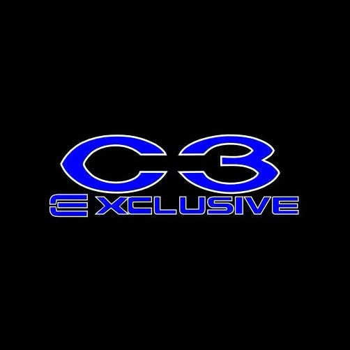 CITROËN C3 LOGO PROJECTOT LIGHTS    (quantity 1 = 2 Logo Films /2 door lights）Nr.2805S4O