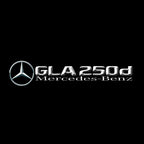 MERCEDES BENZ GLA 250d LOGO PROJECTOT LIGHTS  (quantity 1 = 1 set /2 door lights with 2 logo films)Nr.02M414