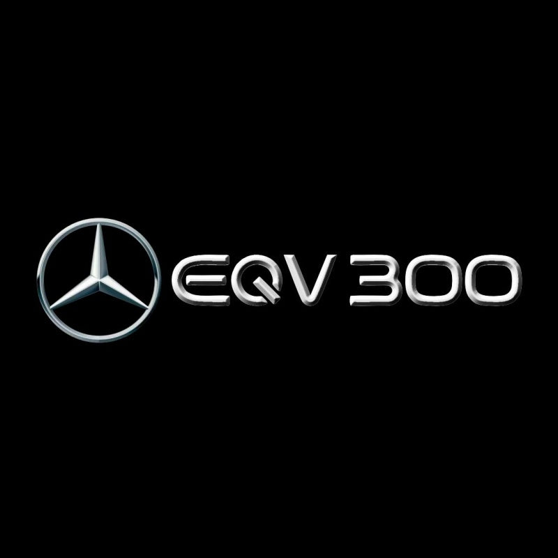 MERCEDES BENZ EQV 300  LOGO PROJECTOT LIGHTS  (quantity 1 = 1 set /2 door lights with 2 logo films)Nr.02M148