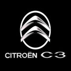 CITROËN C3 LOGO PROJECTOT LIGHTS    (quantity 1 = 2 Logo Films /2 door lights）Nr.2805SC