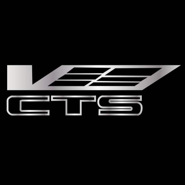 CADILLAC CTS LOGO PROJECTOT LIGHTS Nr.2621 (quantity 1 = 2 Logo Films /2 door lights）