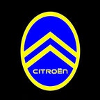 CITROËN ORIGINAL LOGO PROJECTOT LIGHTS (quantity 1 = 2 Logo Films /2 door lights）Nr.2805S13b1f2