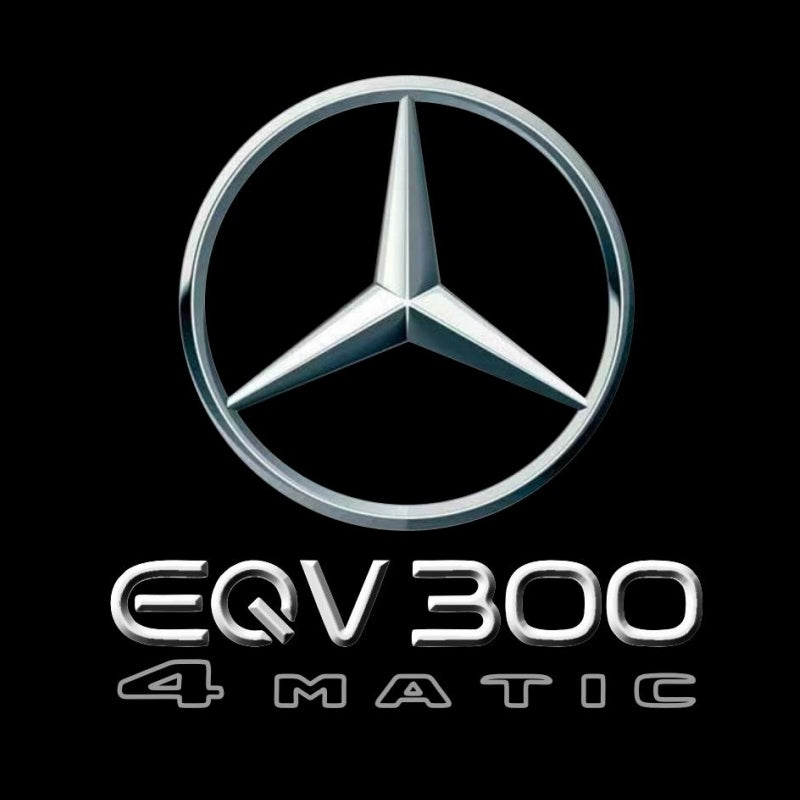 MERCEDES BENZ EQV 300  LOGO PROJECTOT LIGHTS  (quantity 1 = 1 set /2 door lights with 2 logo films)Nr.02M147