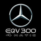 MERCEDES BENZ EQV 300  LOGO PROJECTOT LIGHTS  (quantity 1 = 1 set /2 door lights with 2 logo films)Nr.02M147