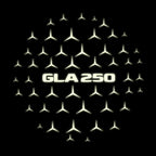 MERCEDES BENZ GLA 250 LOGO PROJECTOT LIGHTS  (quantity 1 = 1 set /2 door lights with 2 logo films)Nr.02M412