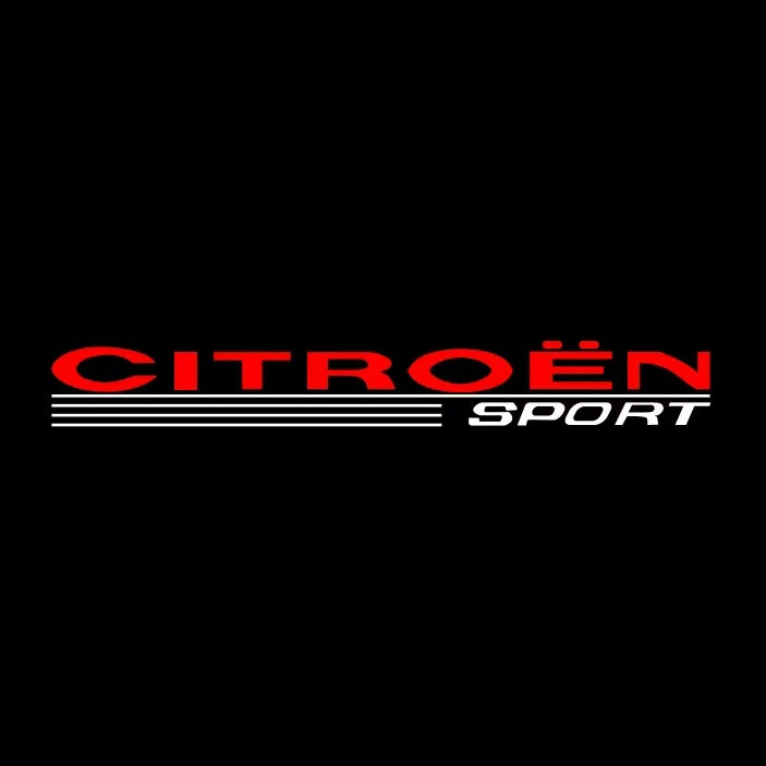 CITROËN ORIGINAL LOGO PROJECTOT LIGHTS Nr.2801 (quantità 1 = 2 pellicole logo /2 luci porta） 