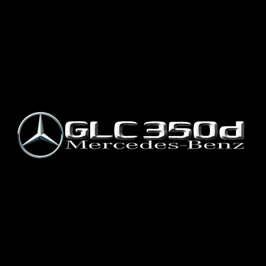 MERCEDES BENZ GLC 350d LOGO PROJECTOT LIGHTS  (quantity 1 = 1 set /2 door lights with 2 logo films)Nr.02M441