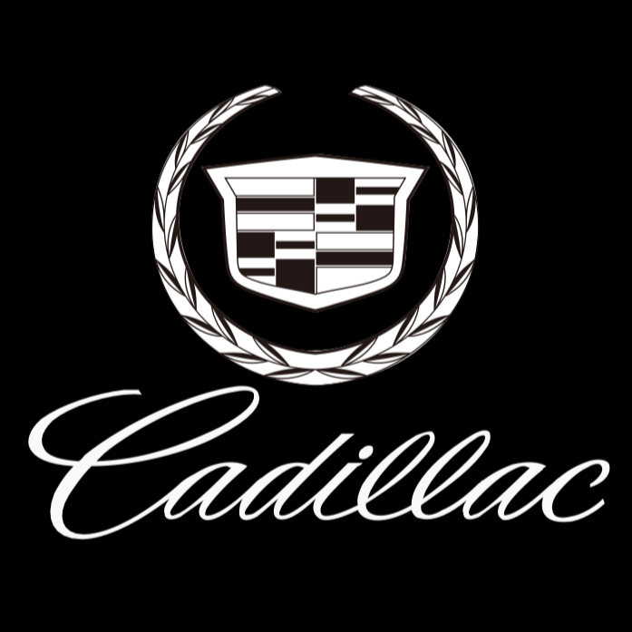 CADILLAC ORIGINAL LOGO PROJECTOT LIGHTS Nr.2634 (quantity 1 = 2 Logo Films /2 door lights）