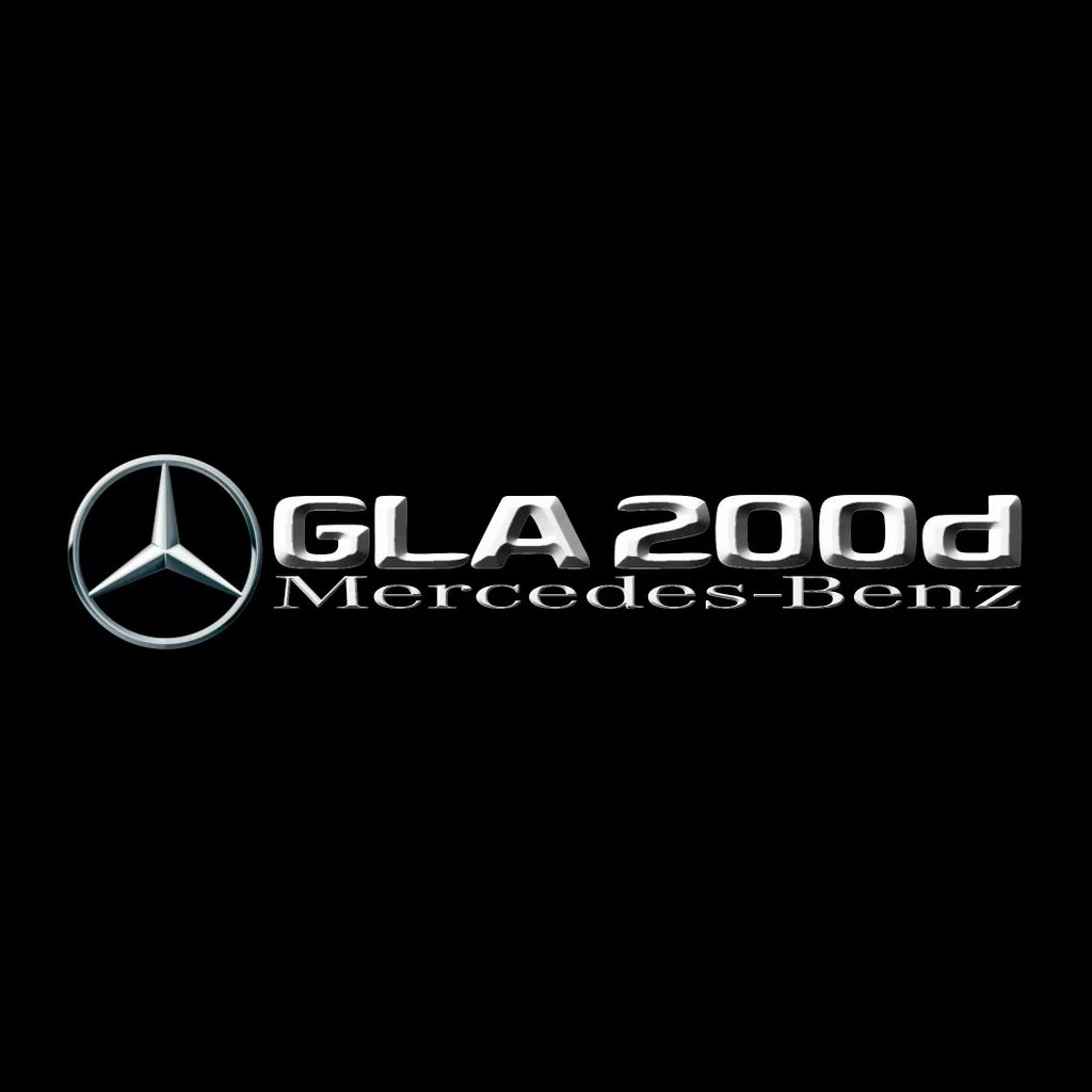 MERCEDES BENZ GLA 200d LOGO PROJECTOT LIGHTS  (quantity 1 = 1 set /2 door lights with 2 logo films)Nr.02M408