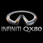 INFINITI QX 80 LOGO PROJECROTR LIGHTS (quantity 1 = 1 sets/2 door lights) Nr.47X34