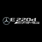 MERCEDES BENZ E220d LOGO PROJECTOT LIGHTS  (quantity 1 = 1 set /2 door lights with 2 logo films)Nr.02M97