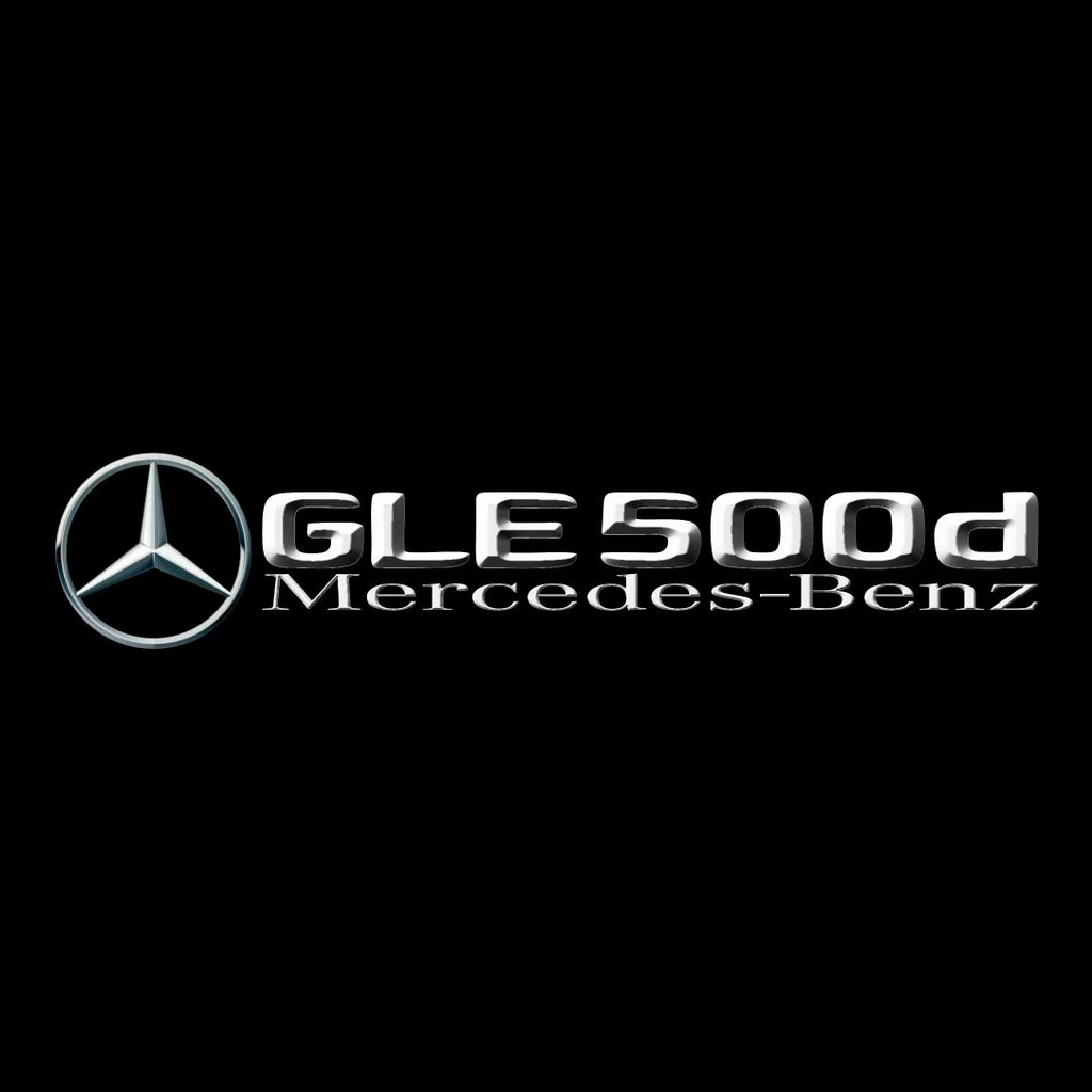 MERCEDES BENZ GLE 500d LOGO PROJECTOT LIGHTS  (quantity 1 = 1 set /2 door lights with 2 logo films)Nr.02M460