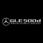 MERCEDES BENZ GLE 500d LOGO PROJECTOT LIGHTS  (quantity 1 = 1 set /2 door lights with 2 logo films)Nr.02M460