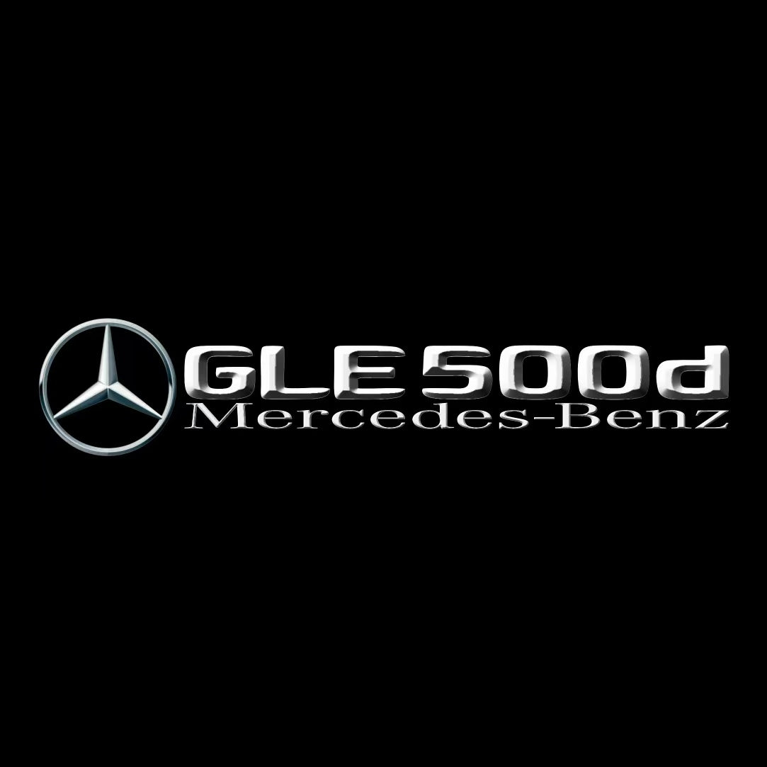 MERCEDES BENZ GLE 500d LOGO PROJECTOT LIGHTS  (quantity 1 = 1 set /2 door lights with 2 logo films)Nr.02M460