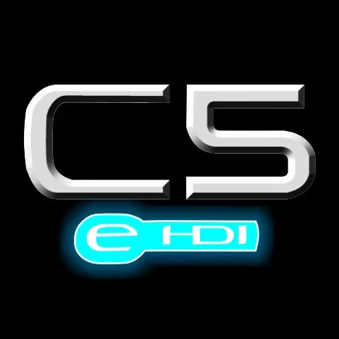 CITROËN C5 LOGO PROJECTOT LIGHTS    (quantity 1 = 2 Logo Films /2 door lights）Nr.2805So16