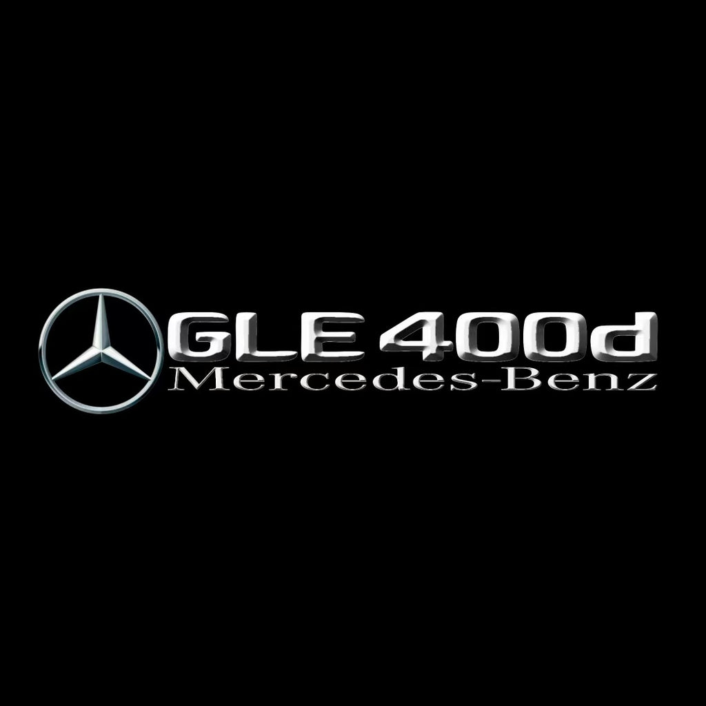 MERCEDES BENZ GLE 400d LOGO PROJECTOT LIGHTS  (quantity 1 = 1 set /2 door lights with 2 logo films)Nr.02M462