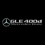 MERCEDES BENZ GLE 400d LOGO PROJECTOT LIGHTS  (quantity 1 = 1 set /2 door lights with 2 logo films)Nr.02M462