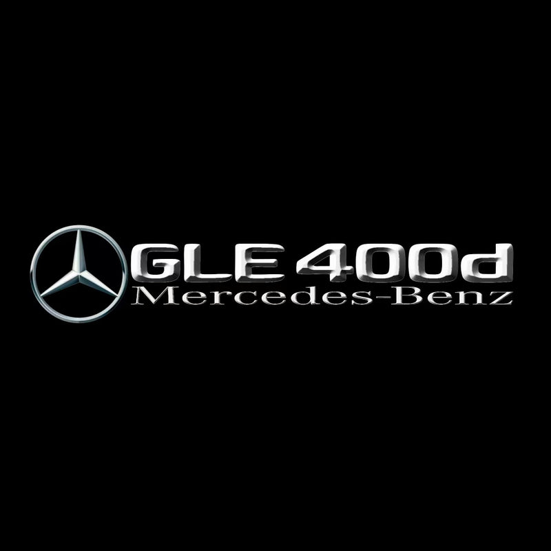 MERCEDES BENZ GLE 400d LOGO PROJECTOT LIGHTS  (quantity 1 = 1 set /2 door lights with 2 logo films)Nr.02M462