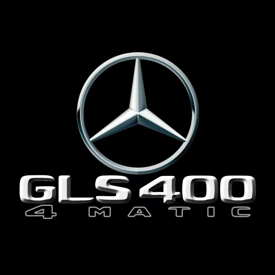 MERCEDES BENZ GLS 400 LOGO PROJECTOT LIGHTS  (quantity 1 = 1 set /2 door lights with 2 logo films)Nr.02M467