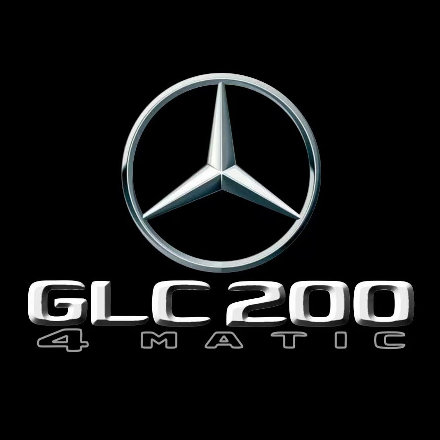 MERCEDES BENZ GLC 200 LOGO PROJECTOT LIGHTS  (quantity 1 = 1 set /2 door lights with 2 logo films)Nr.02M428