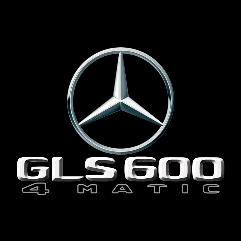 MERCEDES BENZ GLS 600 LOGO PROJECTOT LIGHTS  (quantity 1 = 1 set /2 door lights with 2 logo films)Nr.02M479