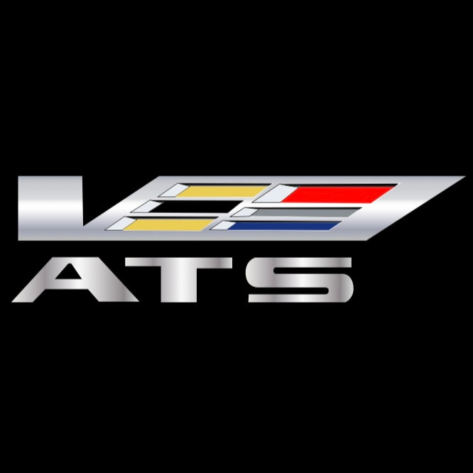 CADILLAC ATS LOGO PROJECTOT LIGHTS Nr.2627 (quantity 1 = 2 Logo Films ...