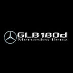 MERCEDES BENZ GLB 180d LOGO PROJECTOT LIGHTS  (quantity 1 = 1 set /2 door lights with 2 logo films)Nr.02M417