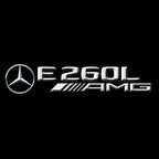 MERCEDES BENZ E260L LOGO PROJECTOT LIGHTS  (quantity 1 = 1 set /2 door lights with 2 logo films)Nr.02M68