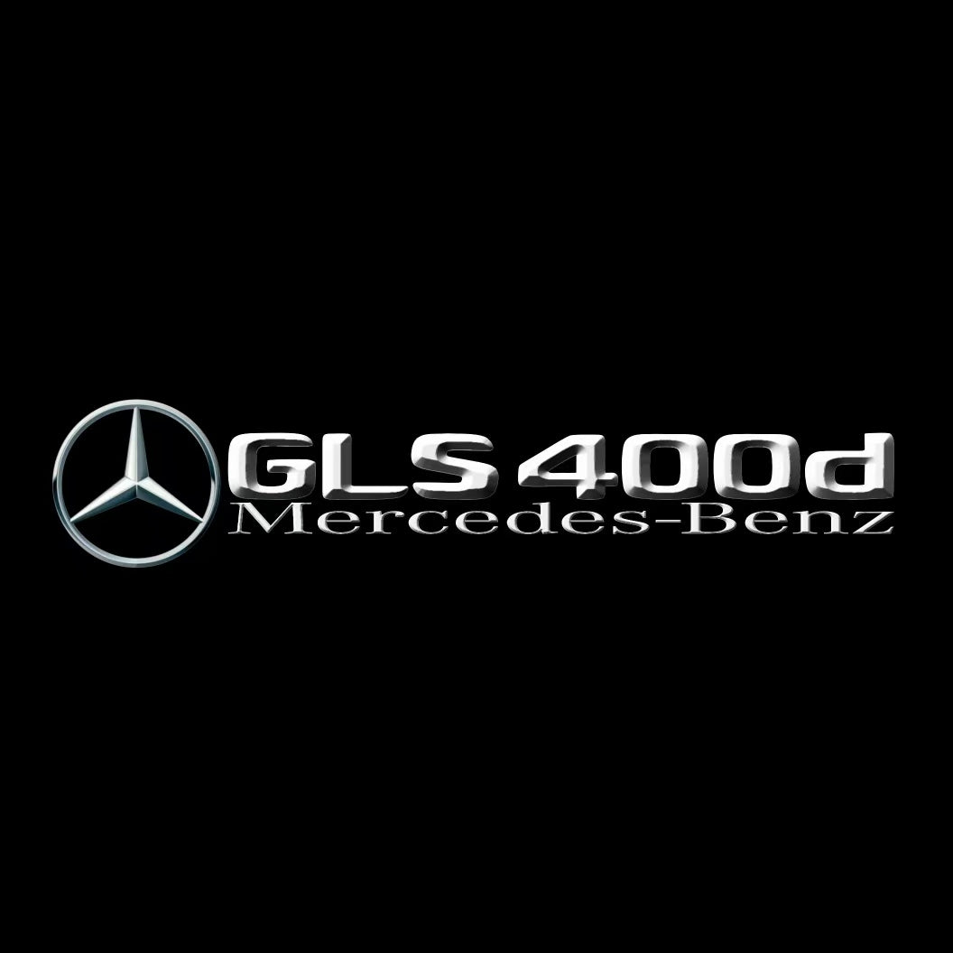 MERCEDES BENZ GLS 400d LOGO PROJECTOT LIGHTS  (quantity 1 = 1 set /2 door lights with 2 logo films)Nr.02M468