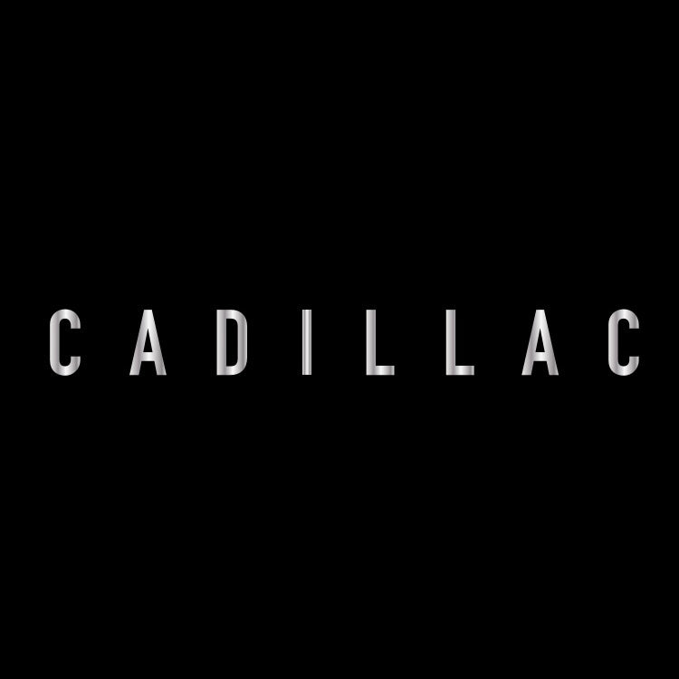 CADILLAC ORIGINAL LOGO PROJECTOT LIGHTS Nr.256 (Menge 1 = 2 Logofolien /2 Türleuchten） 