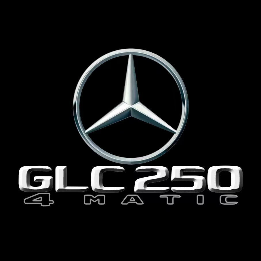 MERCEDES BENZ GLC 250 LOGO PROJECTOT LIGHTS  (quantity 1 = 1 set /2 door lights with 2 logo films)Nr.02M434
