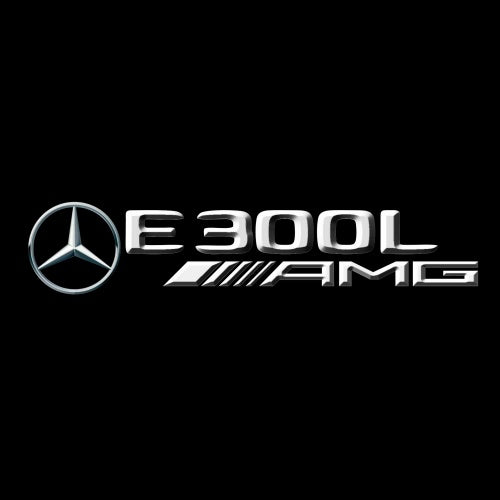 MERCEDES BENZ E300L LOGO PROJECTOT LIGHTS  (quantity 1 = 1 set /2 door lights with 2 logo films)Nr.02M103