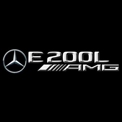 MERCEDES BENZ E200L LOGO PROJECTOT LIGHTS  (quantity 1 = 1 set /2 door lights with 2 logo films)Nr.02M99