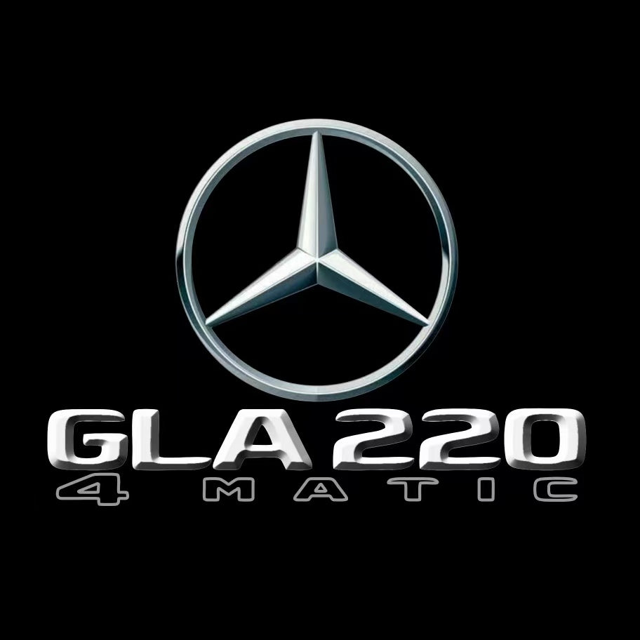 MERCEDES BENZ GLA 220 LOGO PROJECTOT LIGHTS  (quantity 1 = 1 set /2 door lights with 2 logo films)Nr.02M410