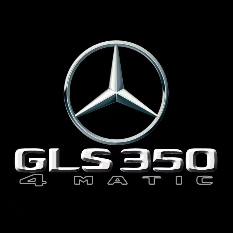 MERCEDES BENZ GLS 350 LOGO PROJECTOT LIGHTS  (quantity 1 = 1 set /2 door lights with 2 logo films)Nr.02M464