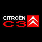 CITROËN C3 LOGO PROJECTOT LIGHTS    (quantity 1 = 2 Logo Films /2 door lights）Nr.2805SY
