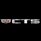 CADILLAC CTS LOGO PROJECTOT LIGHTS Nr.2663 (quantity 1 = 2 Logo Films /2 door lights）