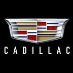 CADILLAC ORIGINAL LOGO PROJECTOT LIGHTS Nr.2607 (quantity 1 = 2 Logo Films /2 door lights）
