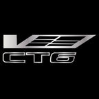 CADILLAC CT6 LOGO PROJECTOT LIGHTS Nr.2620 (quantity 1 = 2 Logo Films /2 door lights）