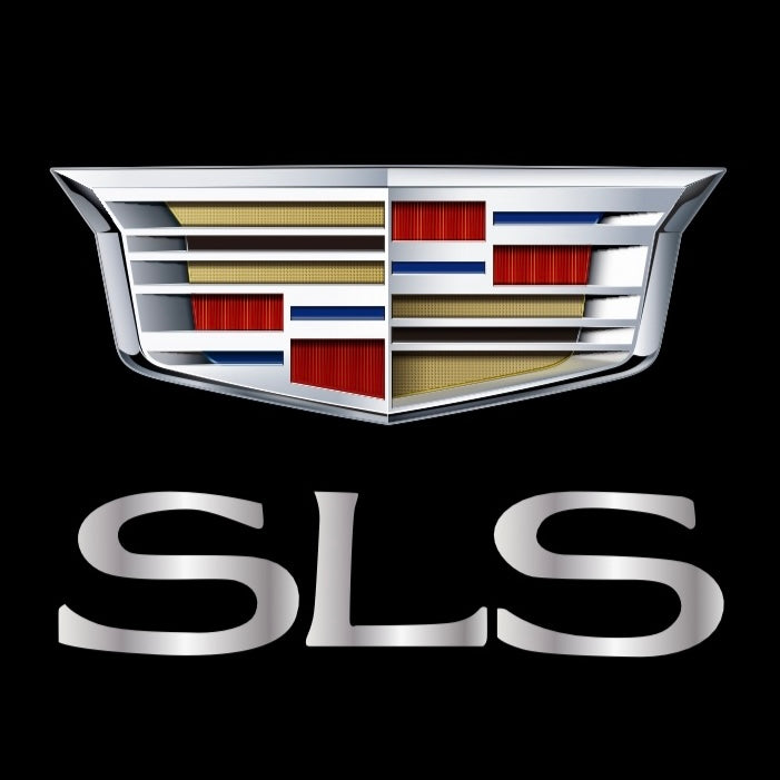 CADILLAC SLS LOGO PROJECTOT LIGHTS Nr.2642 (quantity 1 = 2 Logo Films /2 door lights）