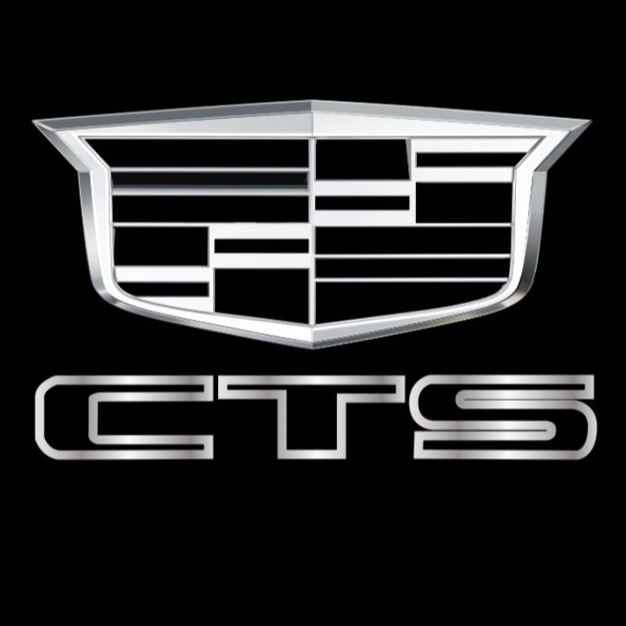 CADILLAC CTS LOGO PROJECTOT LIGHTS Nr.2661 (quantity 1 = 2 Logo Films