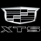 CADILLAC XTS LOGO PROJECTOT LIGHTS Nr.2639 (quantity 1 = 2 Logo Films /2 door lights）