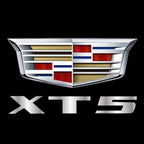 CADILLAC XT5 LOGO PROJECTOT LIGHTS Nr.2644 (quantity 1 = 2 Logo Films /2 door lights）