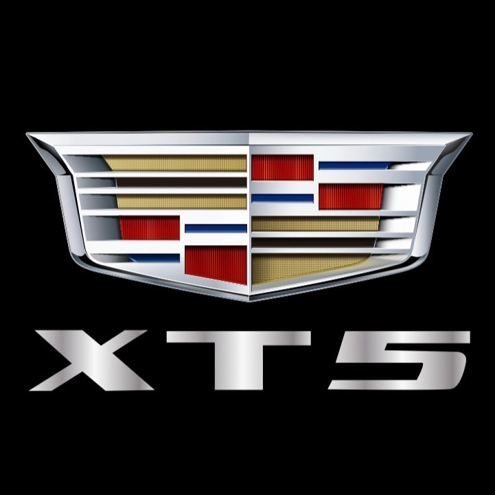 CADILLAC XT5 LOGO PROJECTOT LIGHTS Nr.2644 (quantity 1 = 2 Logo Films /2 door lights）