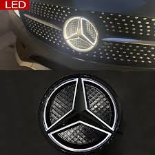 MERCEDES BENZ  Front Grill Logo LED with dznamic indicator 02