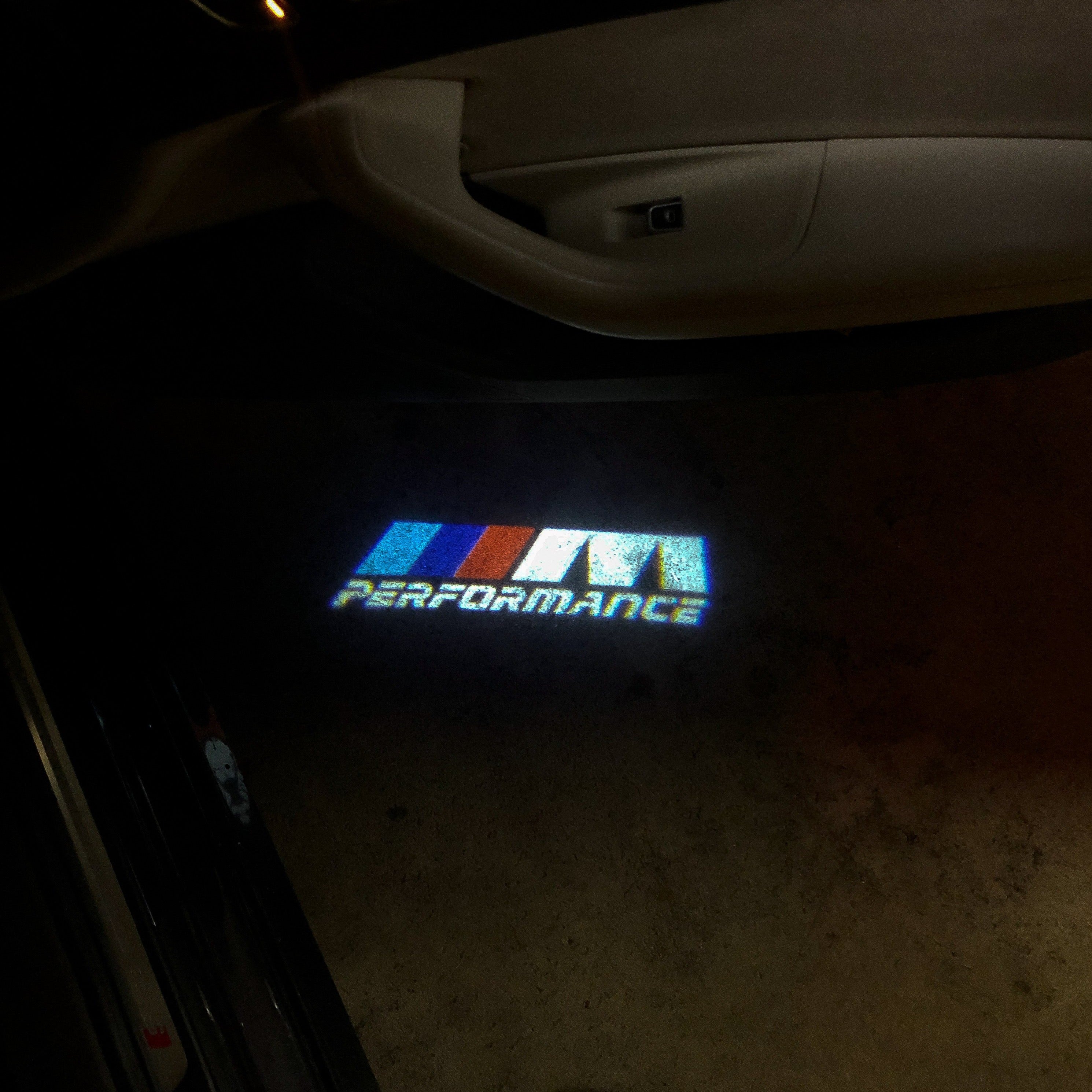 BMW M LOGO PROJECTOT LIGHTS (quantity 1 = 1 sets/2 door lights)Nr.bmw0017
