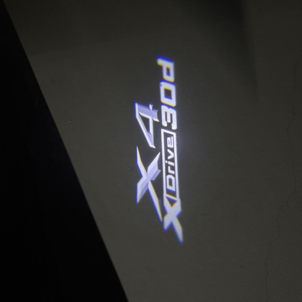 BMW X4 X DRIVE 30d LOGO PROJECTOT LIGHTS (quantity 1 = 1 sets/2 door lights)Nr.bmw0045
