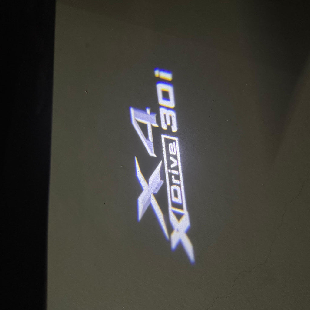 BMW X4 Drive 30i  LOGO PROJECTOT LIGHTS (quantity 1 = 1 sets/2 door lights)Nr.bmw0040