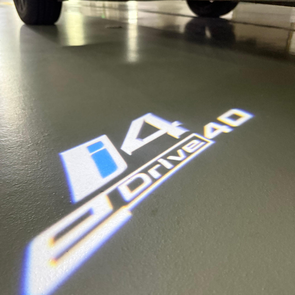 BMW  i4 e Drive LOGO PROJECTOT LIGHTS Nr.600x76