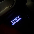 MINI JOHN COOPER LOGO PROJECROTR LIGHTS Nr.112 (quantity  1 =  2 Logo Film /  2 door lights)